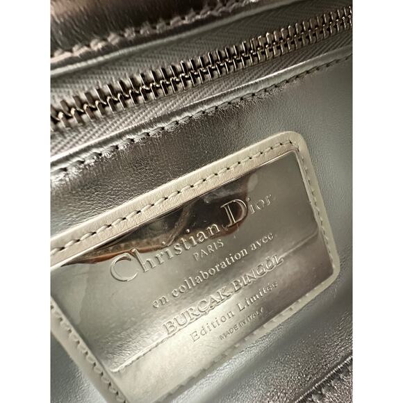 CHRISTIAN DIOR Mini Embellished Faux Fur Lady Dior Bag - Picture 6 of 15